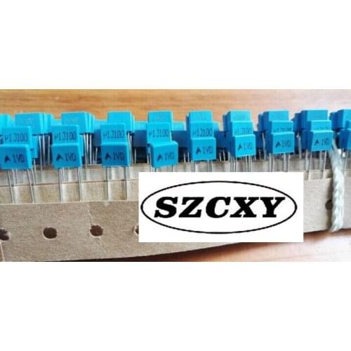 104 0.1uf 100nf 100v 63v New safety film correction capacitor Pin pitch 5 mm