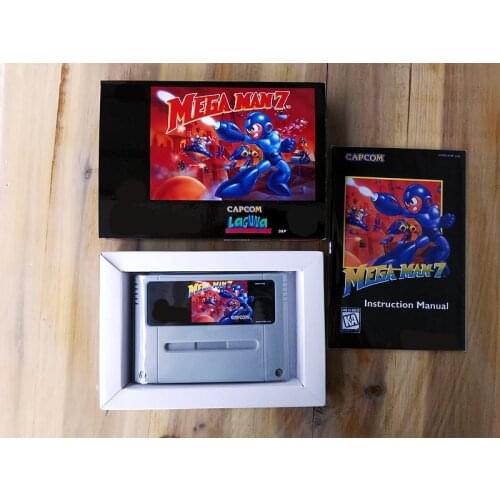 16Bit Games ** Mega Man 7 ( PAL Version!! Box+Manual+Cartridge!! )