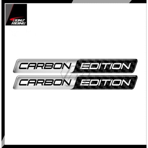 For Triumph BMW Honda Suzuki Kawasaki Yamaha Ducati 3D Motorcycle Carbon Edition Sticker