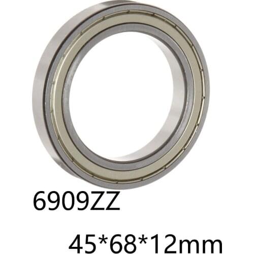 5pcs/lot 6909ZZ High-quality Deep Groove Ball Rolling Thin-wall Bearing 6909-ZZ 61909ZZ 45*68*12mm 45*68*12 Steel Material
