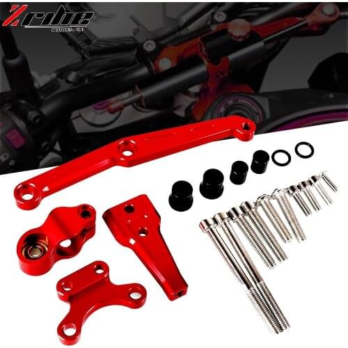 Motorcycle Accessories CNC Aluminum Stabilizer Steering Damper Mount Bracket Kit For Honda CBR650R CBR 650R CBR 650 R 2018-2021