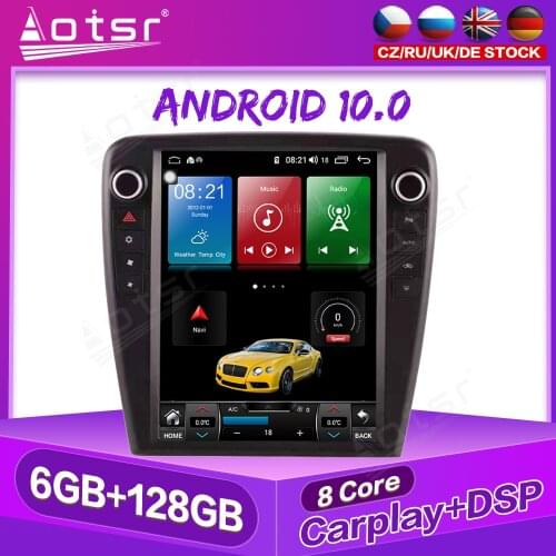 12 inch Tesla For Jaguar XJ XJL 2010-2018 Android Car Radio Car GPS Navigation Auto Stereo Multimedia Player DSP Carplay 4G SIM