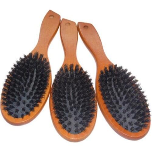 Bamboo Airbag Massage Comb Hair Comb Carbonized Solid Wood Bamboo Cushion Anti-static Hair Brush Combs For Femme