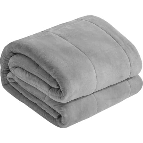 7/10/15/20lb Weighted Blanket Thickened Velvet Glass Beads Relieve Stress Autism Anxiety Disorders Children Adult Weight Blanket