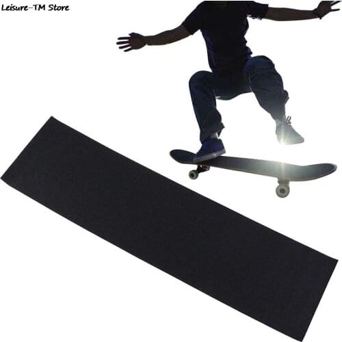Black Skateboard Deck Sandpaper Grip Tape Skating Board Long board General purpose skateboard 84*23cm grip tap