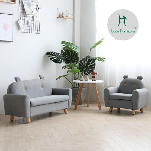 Louis Fashion Childrens Sofas Seat single double cartoon boys and girls animal cute princess lazy kindergarten baby