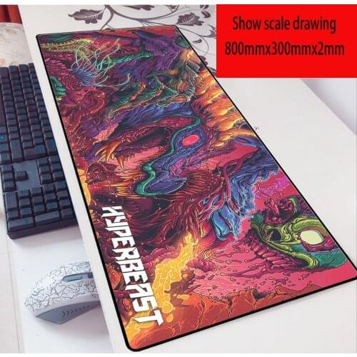 CSGO XXL Gaming Mouse Pad Large Mouse Pad Gamer Mouse Rubber Mause Pad Hyper Beast Keyboard Desk Mats Mat XL Computer Mousepad