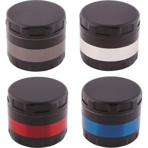 Zinc Alloy Tobacco Grinder Metal 4layers Hand Mill Muller Honeypuff Metal Grinder Herb Tobacco Crusher For Smoking Accessories