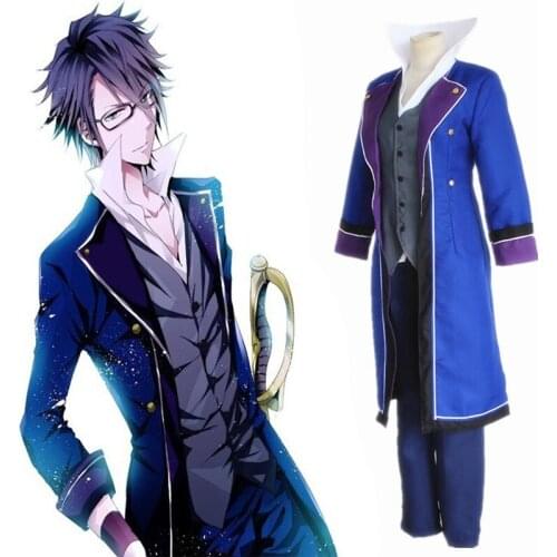 Anime K Return Of Kings Cosplay Costume Fushimi Saruhiko European Style Uniform Cosplay Costume Halloween Carnival Party
