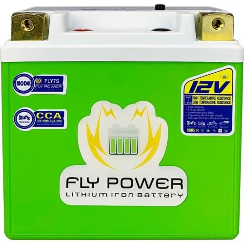 7S 12V 4AH 260A Lithium Phosphate With Waterproof Display Waterproof Energy Scooter Motorcycle Battery Low Temperature Resistant