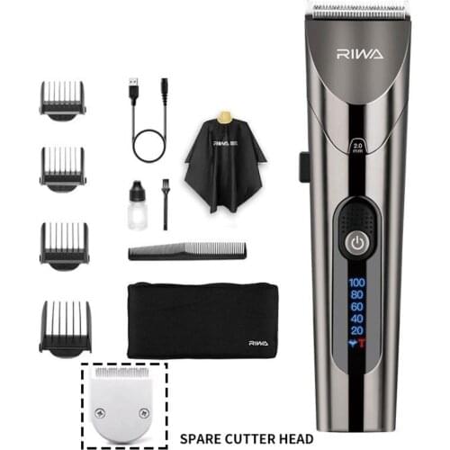 Barber Hair Trimmer LED Screen Washable Electric Clipper Rechargeable Professional Hair Machine Trimmer For Men Beard