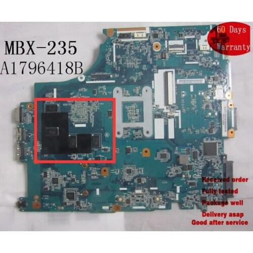 Placa For Sony Vaio VPCF1 A1796418B Series Laptop Motherboard M932 MBX-235 Mainboard Tested