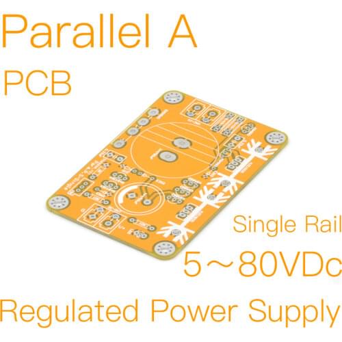 MOFI- Fully Discrete Parallel A Regulated Power Supply (Single Rail5V ～36V) PCB