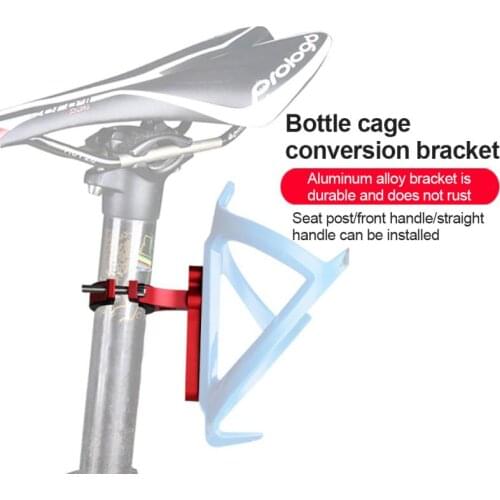 Durable Bicycle Bottle Holder Delicate Texture Bicycle Water Bottle Holder Adapter MTB Road Bike Handlebar Water Cup Holder