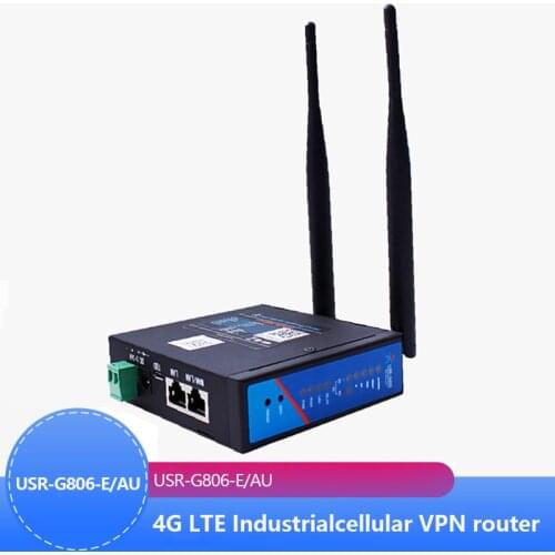 USR-G806-E/AU Europe/Australia Version Industrial Routers High Reliability and Stability Industrial router with SIM card slot
