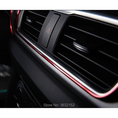 Car Styling Interior Decorative Thread Sticker Decoration Strip Accessories for ACURA mdx rdx tl tsx rl zdx integra rsx