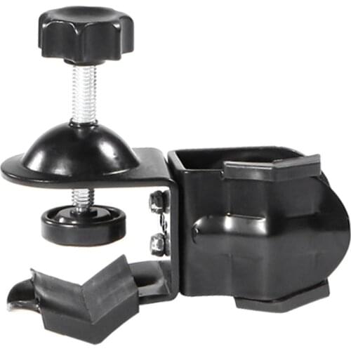 Heavy Duty Metal Dual Double U Clip C Clamp Type Bracket Mount for Photo Studio Boom Arm Light Stand Tripod