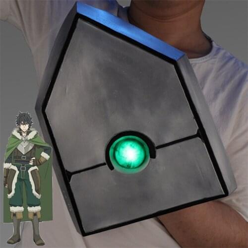 The Rising of the Shield Hero Shield anime cosplay prop Iwatani Naofumi Shield can lighted Halloween Cosplay Props 27*37