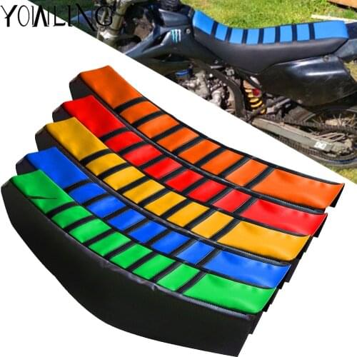 Universal Gripper Soft Off-road Motorcycle Seat Cushions Seat Cover For Honda Suzuki Yamaha Kawasaki KX125 KX250 KX250F KX450F