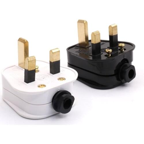 HI-End UK AC power cable Power Plug Connector UK 3 Pin Switch 250V 13A AC Power Plug