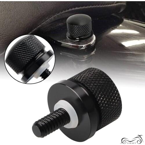 Billet Aluminum Rear Fender Seat Bolt Screw Nut Tab Cover For Harley XL Dyna Softail Touring Models 96-Later Universal Parts