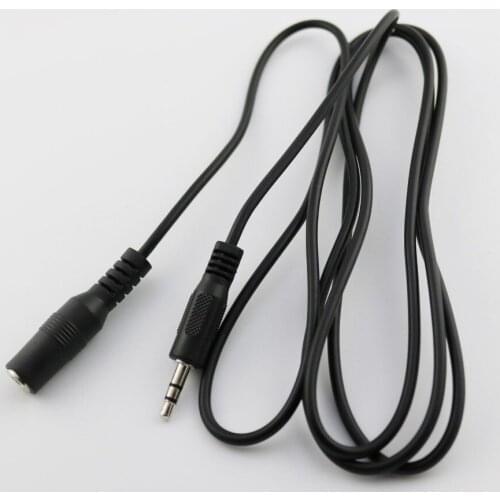 10pcs 3.5mm Male to Female Stereo Headphone Audio Extension Adapter Cable MP3 PC 1.5m