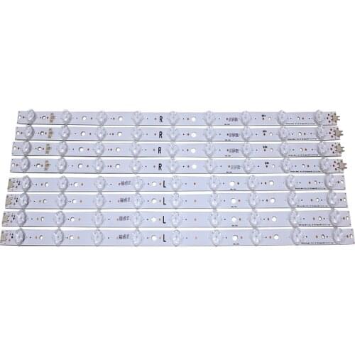 NEW 16pieces/set LED Backlight Strips for LG 50" V18 Admiral REV1.3-2 6 R/ L-type 6916l-3135A /3136A