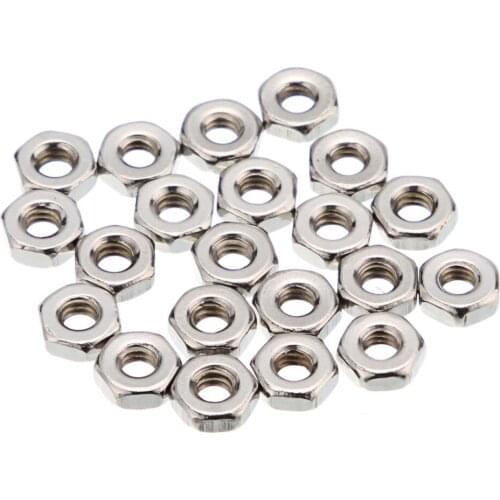 500 pcs M2 Nuts A2 Stainless Steel Hex Nuts To Fit Our Bolts and Screws