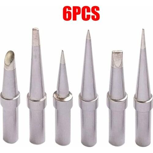 6PCS Soldering Iron Tips For weller we1010NA wesd51 wes50/51 EC1201A Solder Stations Tool Set