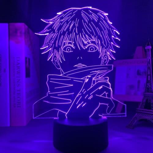 Anime 3d Lamp Satoru Gojo Light Jujutsu Kaisen Led Night Light for Birthday Gift Jujutsu Kaisen Nightlight Satoru Gojo Lamp