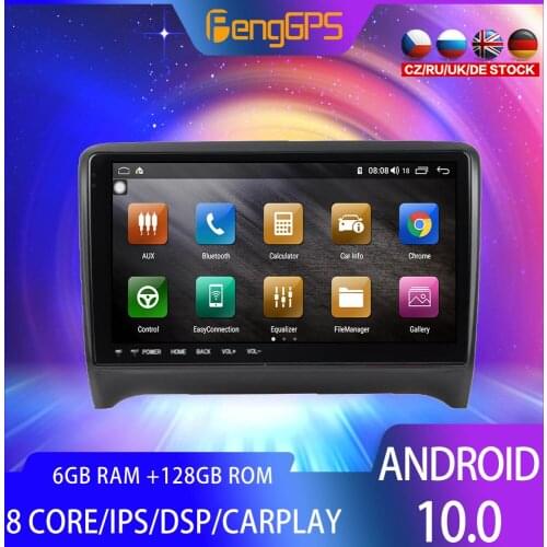 128GB Android 10.0 DSP Car Radio For Audi TT 2011 2012 2013 Carplay Multimedia Video Player Navigation GPS Auto 2 din no dvd