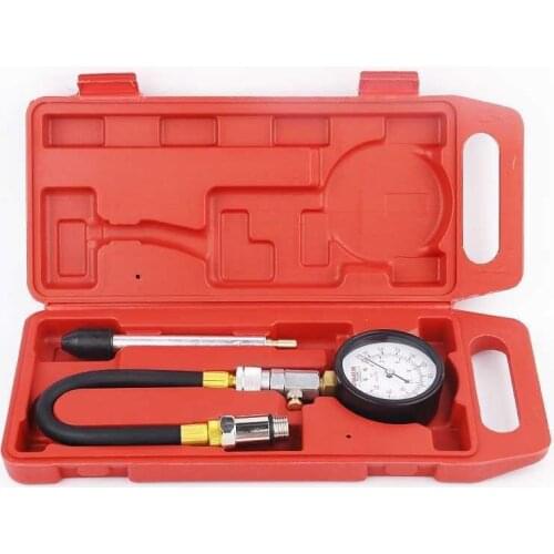 Auto Car Pressure Gauge Motorcycle Petrol Gas Engine Cylinder Compression Gauge Car Meter Test Leakage Diagnostic Tool