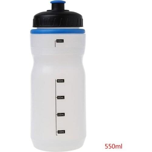 Water Bottle 550ml Outdoor Sports Cycling Running Camping Hiking PELD Drinking Cup Portable Leak Proof MTB Bike E56D