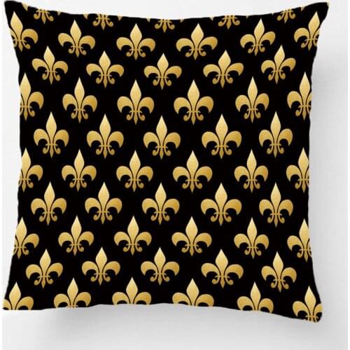 Lily Ornaments Printing Throw Pillowcase Decorative Cushion Cover Black Pillowcase Perfect Gift By Lvsure For Car Sofa Seat