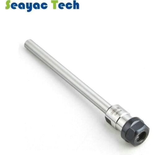 C8/C10/C12-ER8M Collet Chuck Holder CNC Extension Straight Shank,M type nut collet chuck 100 Length and longer size available