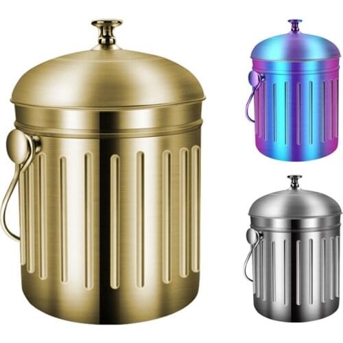 3L Double-Layer Stainless Steel Ice Bucket Thickened Portable Ice Bucket With Lid KTV Bar Beer Champagne Bucket