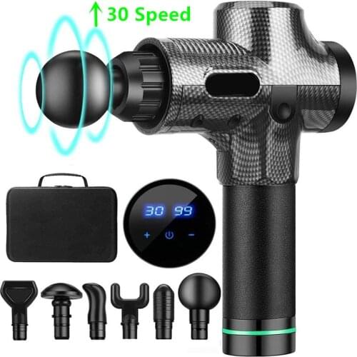 30 Speed Massage Gun Deep Tissue Muscle Percussion Pain Relief Body Neck Shoulder Muscle Massag Relaxation Electric Massager