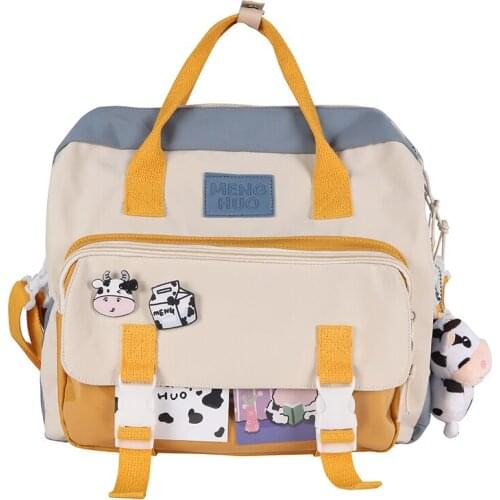 Kawaii College Black Cute Girl Mini School Bag Rucksack Fashion Waterproof Women Backpack For Teenager Mochila Student