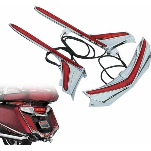 Motorcycle Fender Tip Accent Vertical LED Tail Light Strip for Honda Goldwing F6B GL1800 13-17