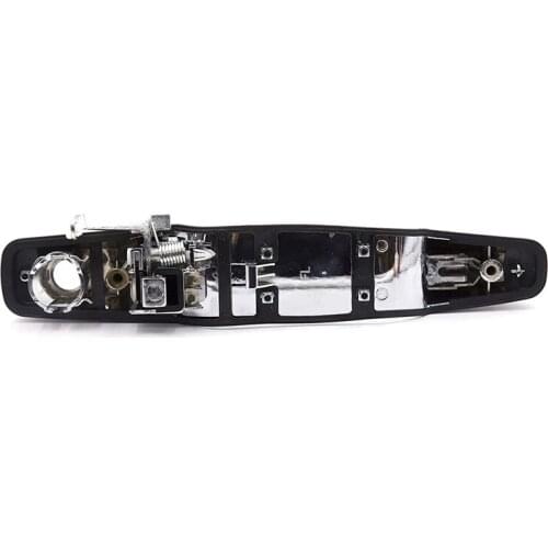 Exterior Chrome Door Handle Front Driver Left Compatible for Chevy Silverado 2007-2013 GMC