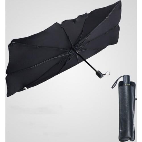 The New Thermal Insulation Anti-falling Car Parasol Car with Front Glass Thermal Shield Car Sunscreen Umbrella