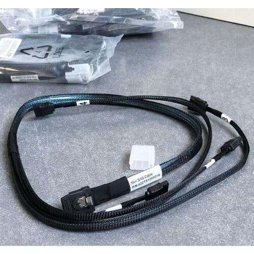 New server original line SAS card 1 point 4 SFF8087 1 turn 4 SATA line SATA3 6Gb