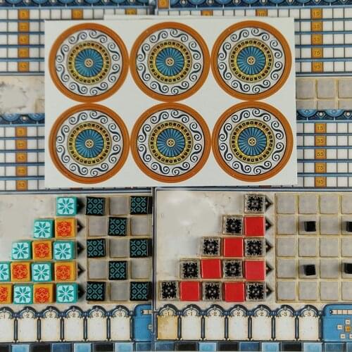 Tile Caizhu Master Board Game Basic+Extended Funny Puzzle Game For Children Environmental Material Card Game