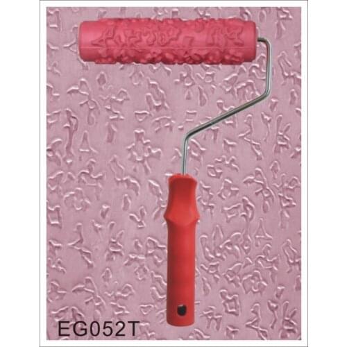 7" Rubber Roller Embossed Texture Pattern Paint Roller Home Decoration Paint Brush Background Wall Tool 7 Inch