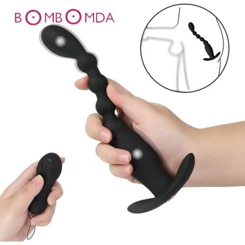 Sex Shop Wireless Remote Anal Beads Dildo Vibrator Anus Butt Plug G-spot Message Prostate Stimulator Adut Sex Toys For Women Men