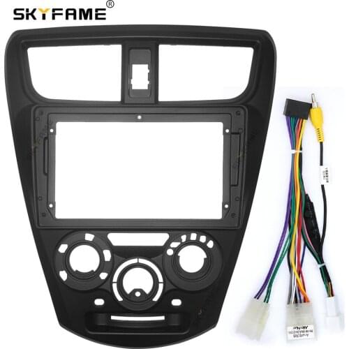 SKYFAME Car Frame Cable For PERODUA AXIA 2014-2019 Android Big Screen Dask Kit Fascia Frame Line