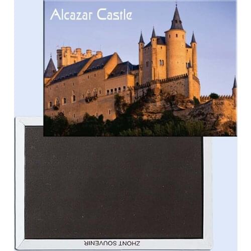 Tourist Souvenirs,Fridge Magnetic,Exquisite Gift 24528, Alcazar Castle, Segovia, Spain