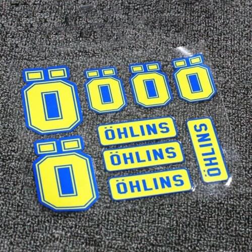 Motorcycle Exhuast Pipe Shock Fork Advan Suspension O Bike Auto Car Special Vinyl Sticker and Decals