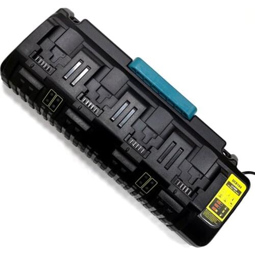Fast charging DCB104 Li-ion Battery charger For DeWalt 12V 14.4V 18V 20V DCB118 DCB200 4 port charging postion with USB Port