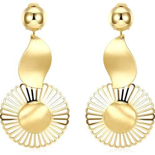 New Arrival Gold Color Earrings for Women Unisex Jewelry Jewellery Supplier Fashion Earrings Wedding Decoration